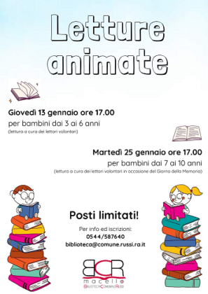 Letture Animate In Biblioteca Per Ragazzi E Bambini