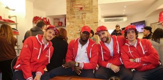 STORE PALLACANESTRO REGGIANA PRESENTAZIONE NUOVI CAPPELLINI