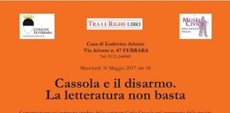 Cassola e il disarmo