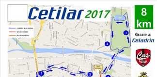 Percorso Cetilar Run 2017 -