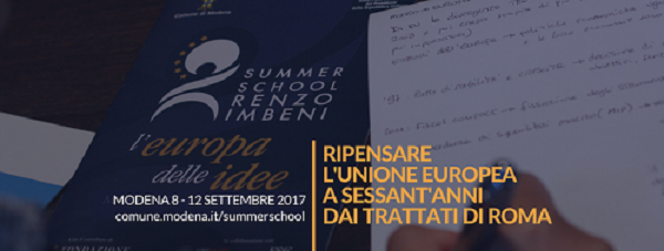 Summer school Renzo Imbeni