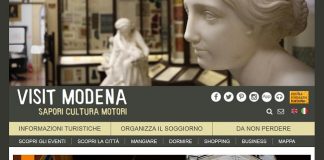 home page del sito visitmodena